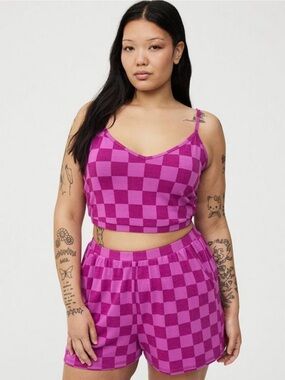 NWOT Torrid Terry Crop Lounge Cami